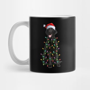 Labrador Christmas Lights Xmas Dog Lover Mug